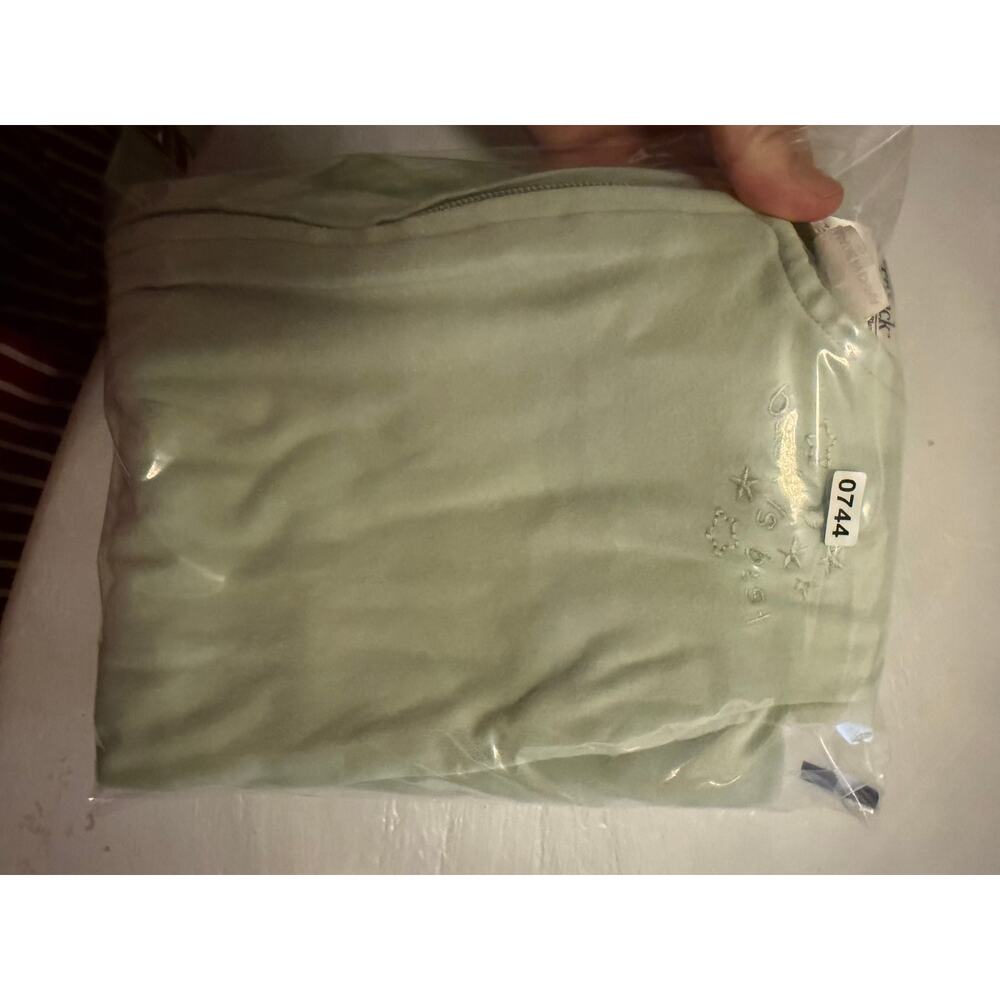 Halo sleep sack light green sz M 6-12 months 16-24 lbs baby 2 way zip cozy - Picture 8 of 8